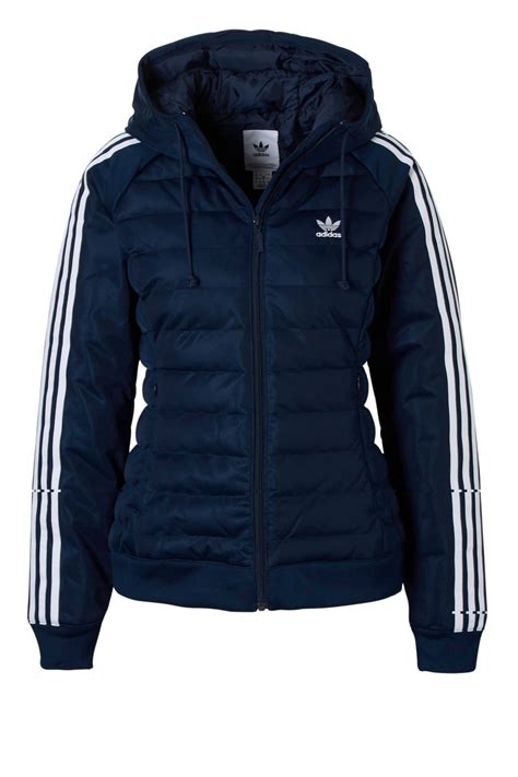 adidas winterjas dames blauw|Blauwe adidas Winterjassen dames online .